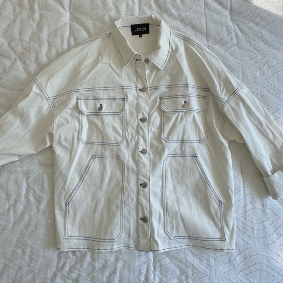 BY.DYLN Cooper Jacket and Skirt in White SET - Picture 2 of 7